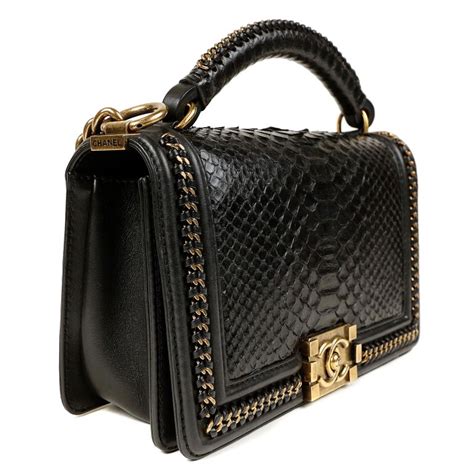 chanel python boy bag price|chanel python bags 2019.